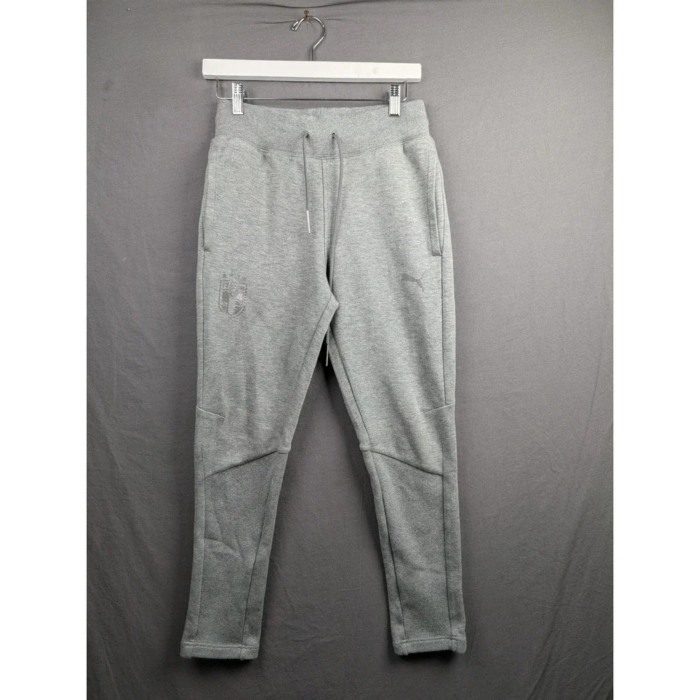 Puma‎ FIGC Italy National Team Grey Fleece Sweatpants Mens Small